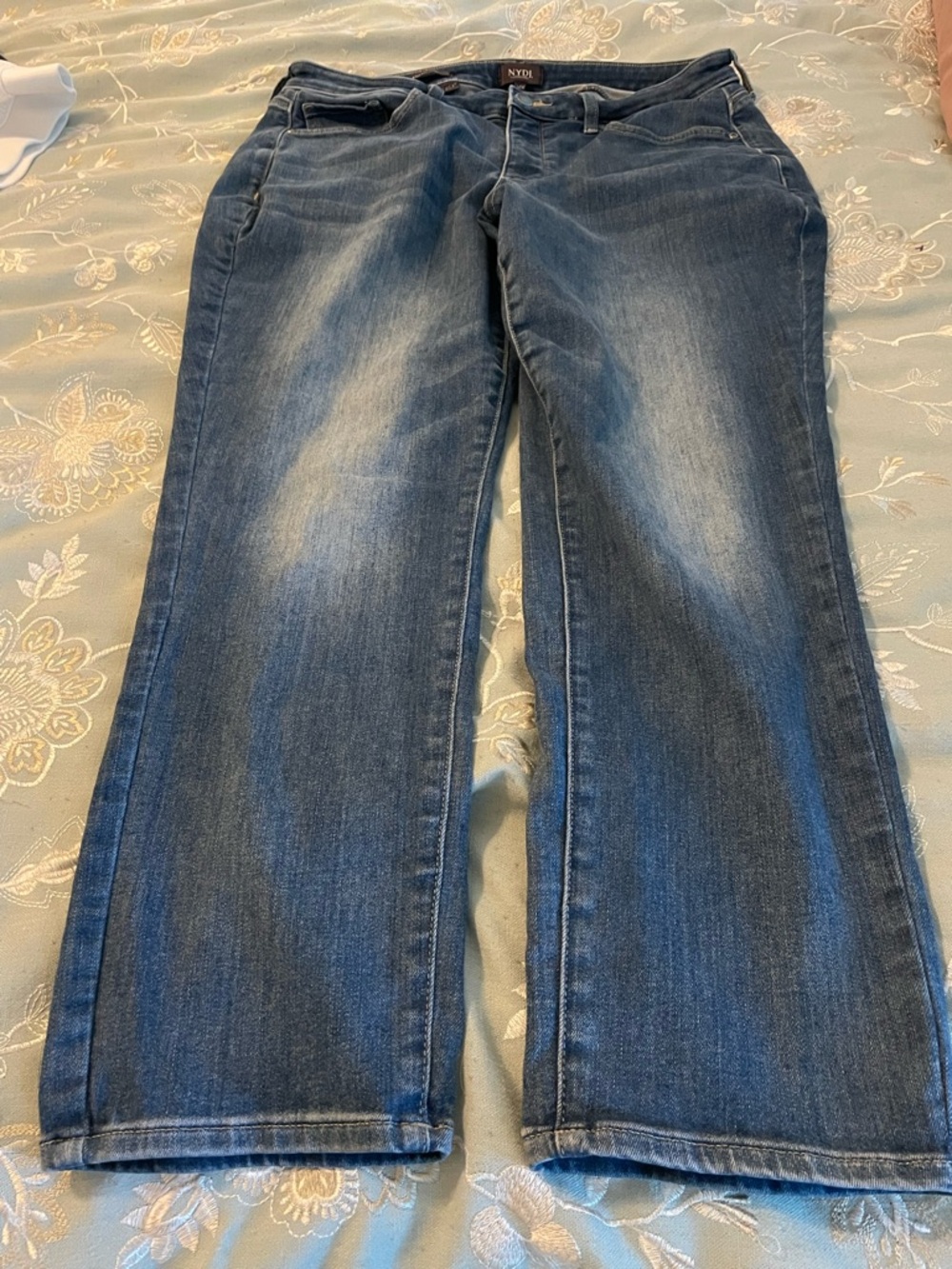 NYDJ Sheri Slim Jeans in blue denim - Picture 10 of 12